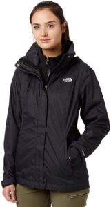 chaqueta cortavientos north face de mujer