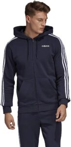 chaqueta cortavientos adidas de hombre en negro