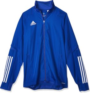 chaqueta cortavientos adidas de hombre en color azul