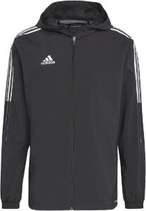 chaqueta cortavientos adidas tiro 21 de hombre