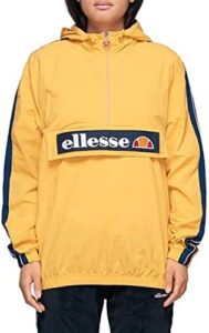 chaqueta cortavientos amarilla ellesse chica