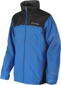 chaqueta cortavientos azul de hombre columbia