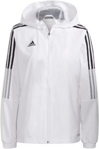 chaqueta cortavientos blanca adidas