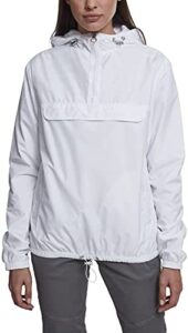 chaqueta cortavientos blanco mujer