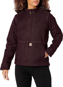 chaqueta cortavientos carhartt de mujer