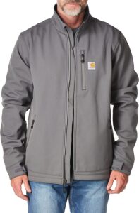 chaqueta cortavientos carhartt gris de chico