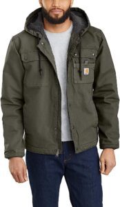 chaqueta cortavientos carhartt de trabajo para hombre