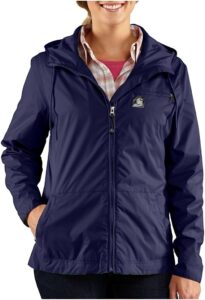 chaqueta cortavientos carhartt de mujer en color morado