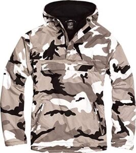 chaqueta cortavientos de camuflaje para hombre brandit