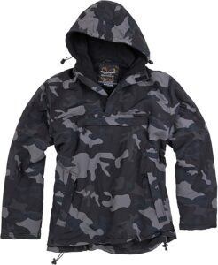 chaqueta cortavientos de camuflaje de hombre surplus