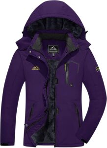 chaqueta cortavientos de montaña para mujer