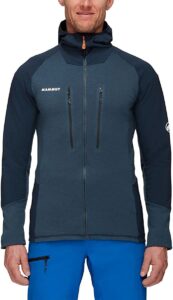 chaqueta cortavientos de montaña mammut de hombre