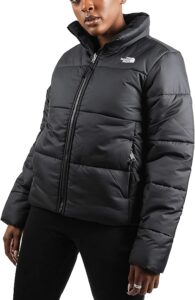 chaqueta cortavientos de montaña north face para chica