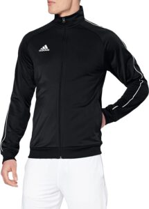 chaqueta cortavientos de running adidas negra