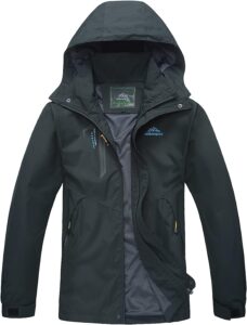 chaqueta cortavientos de trekking para mujer