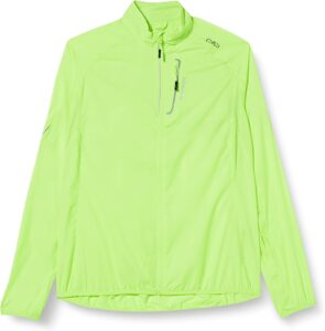 chaqueta cortavientos fluorescente de mujer