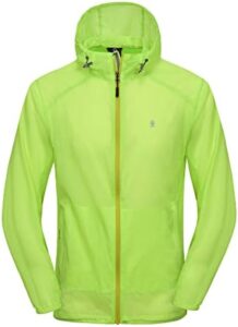 chaqueta cortavientos fluorescente de hombre little donkey andy