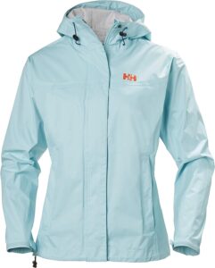 chaqueta cortavientos helly hansen de mujer azul