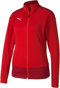 chaqueta cortavientos rojo de mujer puma