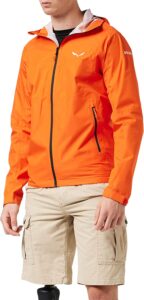 chaqueta cortavientos naranja de chico