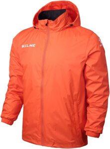 chaqueta cortavientos naranja de hombre barata