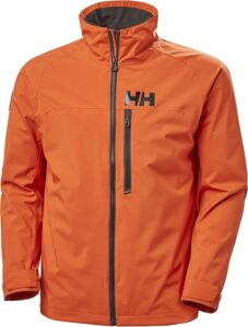 chaqueta cortavientos naranja de hombre helly hansen