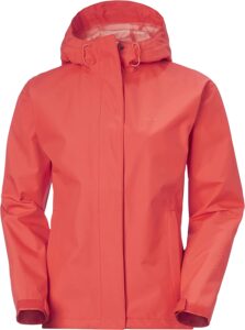 chaqueta cortavientos naranja de mujer helly hansen