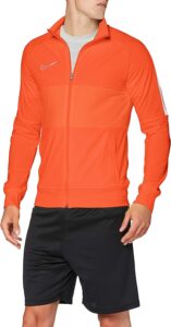 chaqueta cortavientos nike de hombre naranja