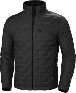 chaqueta cortavientos negro de hombre helly hansen