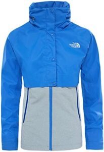 chaqueta cortavientos the north face de mujer azul