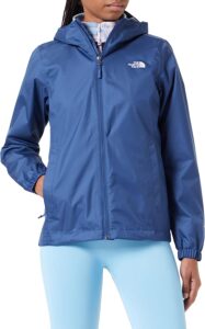 chaqueta cortavientos the north face de mujer en azul