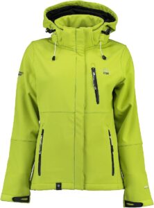 chaqueta cortavientos norway de mujer verde