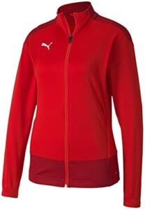 chaqueta cortavientos puma de mujer roja