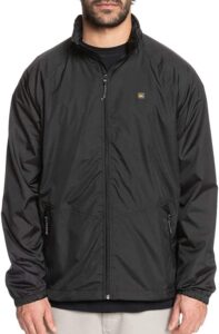 chaqueta cortavientos quiksilver negra