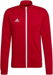 chaqueta cortavientos roja de chico adidas