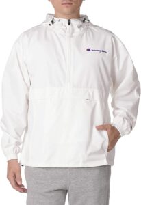 chaqueta cortavientos champion de hombre en color blanco