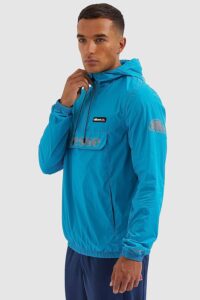 chaqueta cortavientos ellesse de hombre en color azul