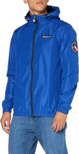 chaqueta cortavientos ellesse de hombre en color azul