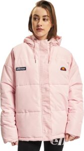 chaqueta cortavientos ellesse de mujer en rosa