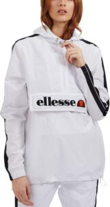 chaqueta cortavientos ellesse de mujer en blanco