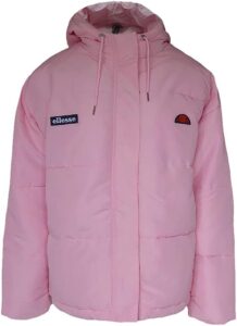 chaqueta cortavientos ellesse de mujer en color rosa