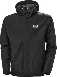 chaqueta cortavientos helly hansen de hombre negra