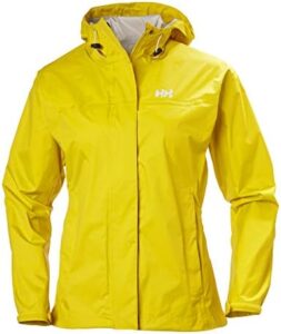 chaqueta cortavientos helly hansen de mujer amarilla