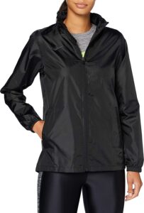 chaqueta cortavientos joma de mujer en color negro