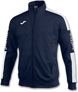 chaqueta cortavientos joma de hombre en azul y blanco