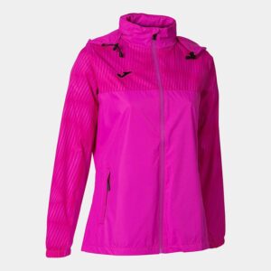 chaqueta cortavientos joma de mujer en color rosa