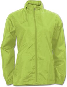 chaqueta cortavientos joma de mujer en verde