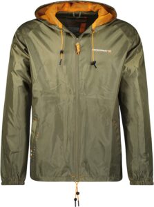 chaqueta cortavientos norway de hombre verde