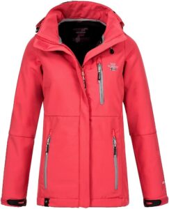 chaqueta cortavientos norway de mujer tipo softshell