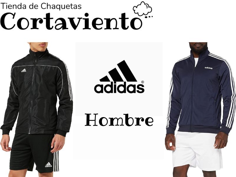 chaqueta cortavientos adidas de hombre